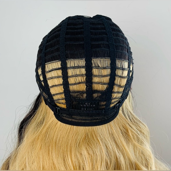 Versatile 28” Ombre Blonde 4x4 Lace Front Premium Fiber Wig - Picture 11 of 13